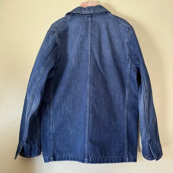 Levi’s Engineers Coat in Fleece-Lined Denim - Picture 9 of 13